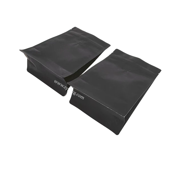 Flat Bottom Pouch with Pocket Zipper